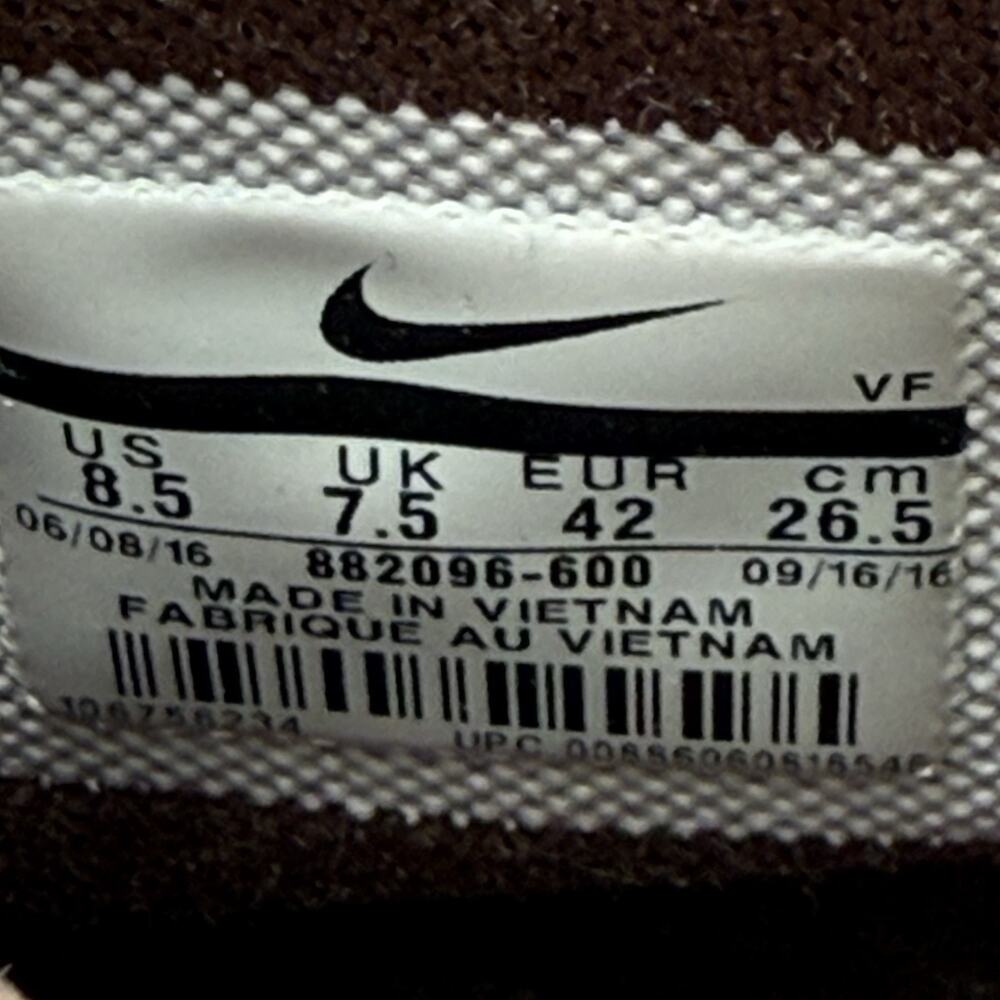 Nike Air Force 1 High '07 LV8 WB 'Red Sail' Men's 8.5 Boot Sneakers 882096-600 - Picture 9 of 9